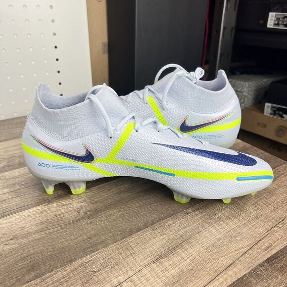 Nike Phantom GT2 Elite DF FG 'Progress Pack' Blue CZ9889 054 Mens Size 13 - Picture 5 of 10